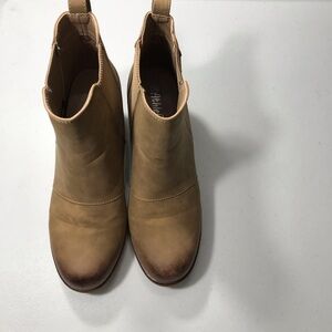 Athlefit Tan Leather Ankle Boots Size 10 SB-2